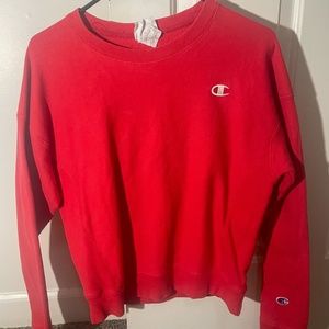 Red Champion Crew Neck